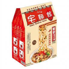 Smile 99 纖莉子 宅麵館 藜麥寬拌麵 菇菇椒麻 110g, 3包
