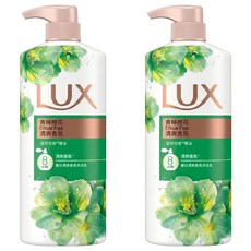 LUX 麗仕 清爽香氛沐浴乳 青檸橙花, 1L, 2瓶