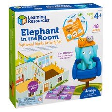 Learning Resources 大象在哪裡, 1盒, 多色