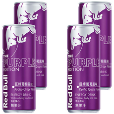 Red Bull 紅牛 巨峰葡萄能量飲, 250ml, 4罐