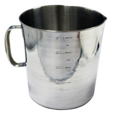 食品不鏽鋼量杯, 單一顏色, 5000ml