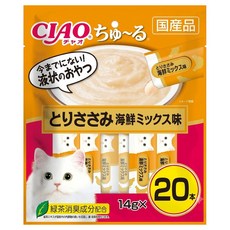 INABA CIAO 啾嚕 肉泥, 雞肉海鮮綜合, 280g, 1袋