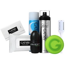 GATSBY 男士化妝品組 綠色, 7種, 1套
