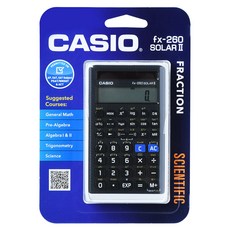 CASIO 卡西歐 工程計算機, FX-260 SOLAR II, 1個
