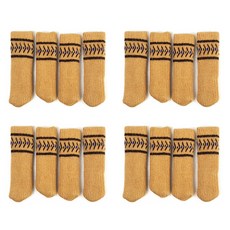 VIEWLIANZ 貼合型椅子椅腳保護套 16入, 米色, 16個