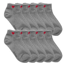 Plus Cotton 女性愛心短襪 10雙入