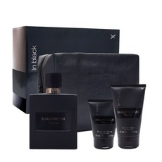 MAUBOUSSIN Pur Louis 黑色香水 100ml 旅行套組, 香水 + 須後膏 + 沐浴露 + 小袋, 1套