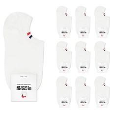 Park Goon 女款3線條隱形襪 10雙