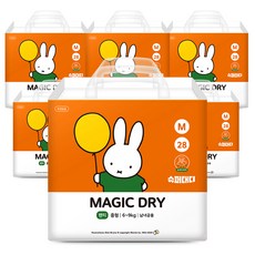 SUPER DADDY Magic乾爽褲型尿布 米菲兔聯名款, M, 168片