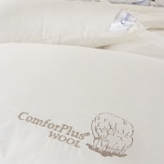 comforplus 可水洗羊毛被芯 Q 1.5kg, 象牙色