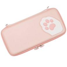 MEiriAN Switch Molang立體腳掌裝飾保護殼 粉色, 單品, 1個