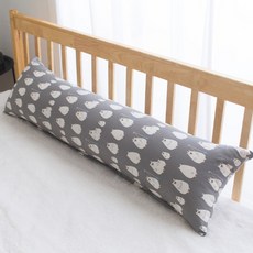 The Sketch 釣魚熊身體抱枕 含枕芯, 灰色