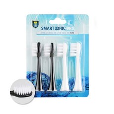 SMART SONIC Pro 音波牙刷 RLT211 RLT231 專用牙刷刷頭 補充刷頭 細軟刷毛 4入, SS-200, 1個