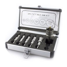 O-ON 鈦塗層高強鋼鋼板開孔器 6件組 16mm 18mm 20mm 22mm 25mm 35mm, 1套