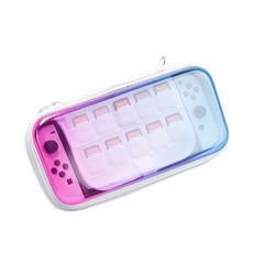 MEiriAN Switch透明漸層收納包, 1個, 藍紫色
