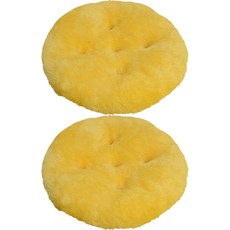 Market Pio 暖色柔軟天鵝絨圓形坐墊 2入