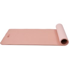 Ohgym TPE 寬版 高級 雙面 加厚 居家訓練 瑜珈墊, 嬰兒粉 + 麻花粉, 1個