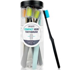 DENTI BUONGIORNO 小型刷頭牙刷, 8入, 1個