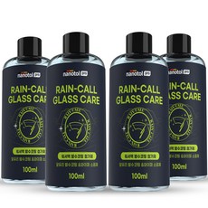 nanotol Pro Rain Call 玻璃護理防潑水鍍膜雨刷精添加劑, 4個, 100ml