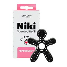 Mr&Mrs FRAGRANCE Niki 車用芳香劑 補充包, 薄荷, 1個