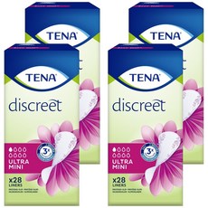 TENA 添寧 Lady Lady 尿失禁護墊 Ultra, 19.2cm, 28入, 4個