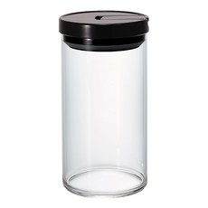 HARIO 好璃奧 咖啡密封罐 L 300g MCNR-300-B, 1個, 黑色
