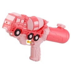 ByeolNim 兒童用重型機具預拌混凝土車水槍 小, 粉紅色