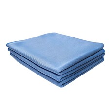 World Clean 玻璃擦拭布 藍色, 3個