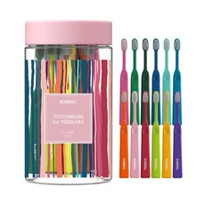 KUNDAL 昆黛爾 深層清潔極細刷毛幼童牙刷組, 12支, 1組