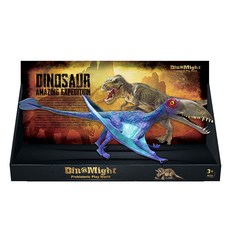DINOMIGHT 翼龍公仔 HED-V60B, 棕色, 1個