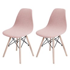 HANEE 艾菲爾居家椅套, 粉紅色, 2個