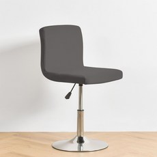 Market Plan 頂級高彈力一體式長凳套, 灰色, 1個