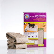 Poochpad 互扣式超強吸水墊 可水洗重複使用寵物尿布墊, 1個, 2入
