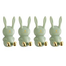 MONACO OLIVE 兔子牙刷架, 薄荷綠, 4個