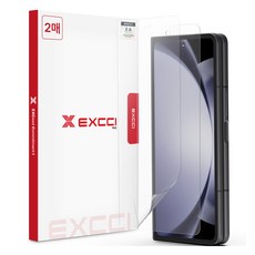 EXCCI Return 自我修復聚氨酯手機外部螢幕保護貼 2片組, 1套