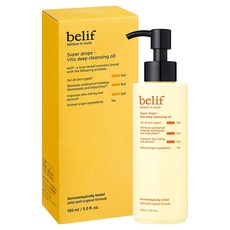 빌리프 슈퍼 드랍스 비타 딥 클렌징 오일, 1개, 150ml