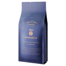 WANNABEAN ROASTERY 低咖啡因 巴西 NY2 咖啡豆, 冰滴, 1kg, 1個