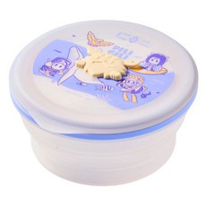 ZEN ZHOU 仁舟淨塑 海洋優游圓形矽密盒 霹靂聯名 600ml, 1個, 星海藍