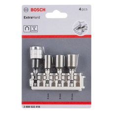 BOSCH 博世 台灣公司貨 皮克力套筒6/8/10及快速夾頭組, 1組