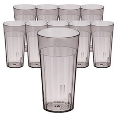 plala PC 圓形水杯 C50 480ml, 10個, 煙灰色