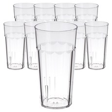 plala PC 圓形水杯 C60 630ml, 10個, 透明