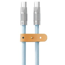 OMG PD100W Type-c-Type-c快速充電線, 藍色, 1m, 1條