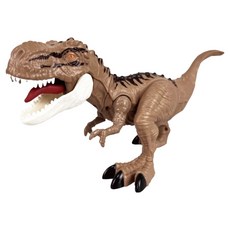 恐龍世界 霸王龍S 恐龍 聲光動作遊戲玩具, 1個, 混合色