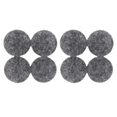Axis 艾克思 家具消音防刮加厚毛氈腳墊 圓形, 8個