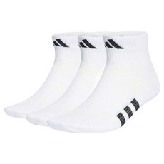 adidas 愛迪達 PRF LIGHT MID3P 腳踝襪3件組 HT3445, 白色