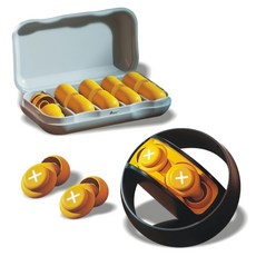 iMeBoBo 沉浸式3層炫彩耳塞 2個 + 替換塞 10個 + 收納盒, 1入, 1組