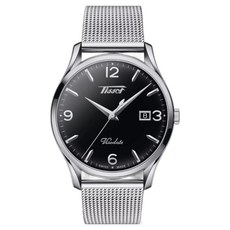 TISSOT 天梭 黑面米蘭男錶 40mm