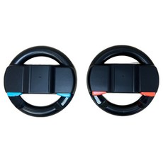 DOBE Switch2 Joy-Con 2 控制器專用 圓形方向盤 TNS-3196 1個 黑色 + 橙藍色按鍵
