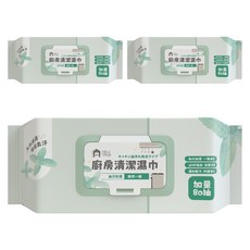 7822 Shop 生活選物 廚房清潔濕巾 薄荷, 1入, 3包
