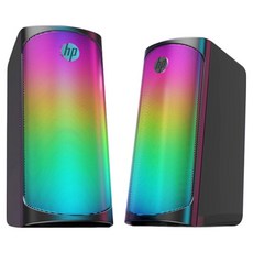 hp 惠普 RGB 炫彩燈光喇叭音響, DHE-6004, 炫彩 + 黑色, 1組